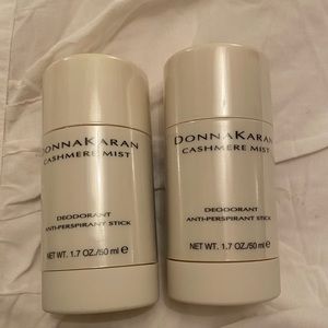 2 Brand New Donna Karan Cashmere Mist Deodorant